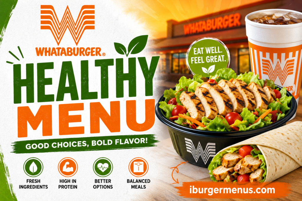 Whataburger Healthy Menu with Prices 2026