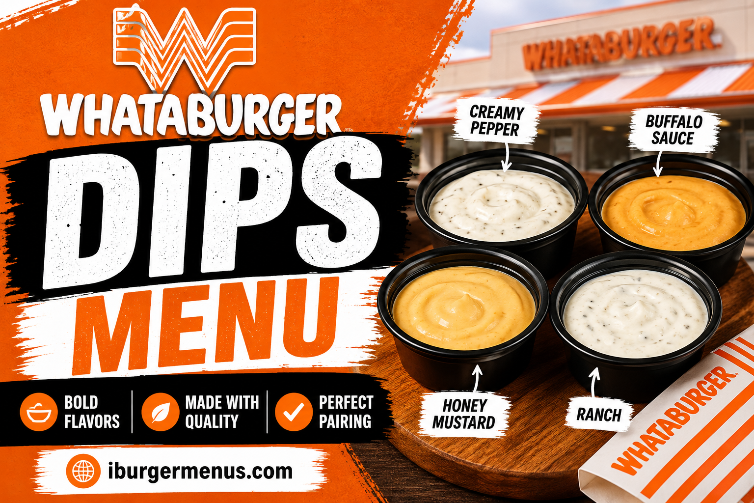 Whataburger Dips Menu with Prices 2026