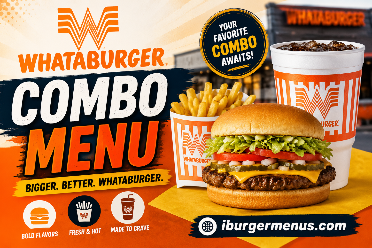 Whataburger Combo Menu with Prices 2026