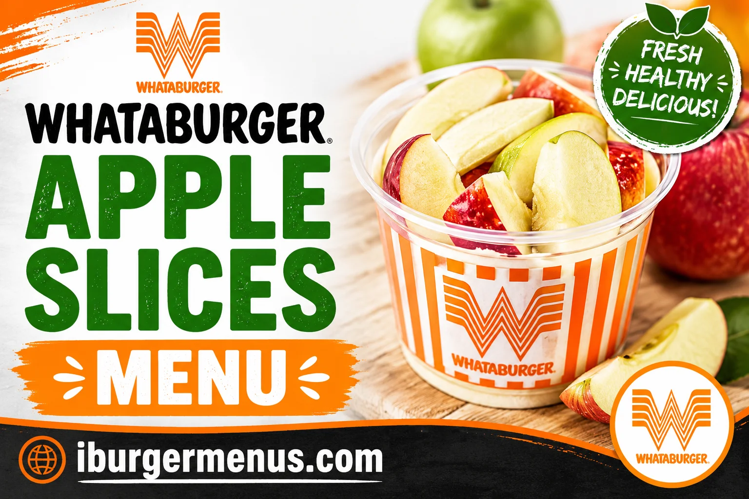 Whataburger Apple Slices Menu with Prices 2026