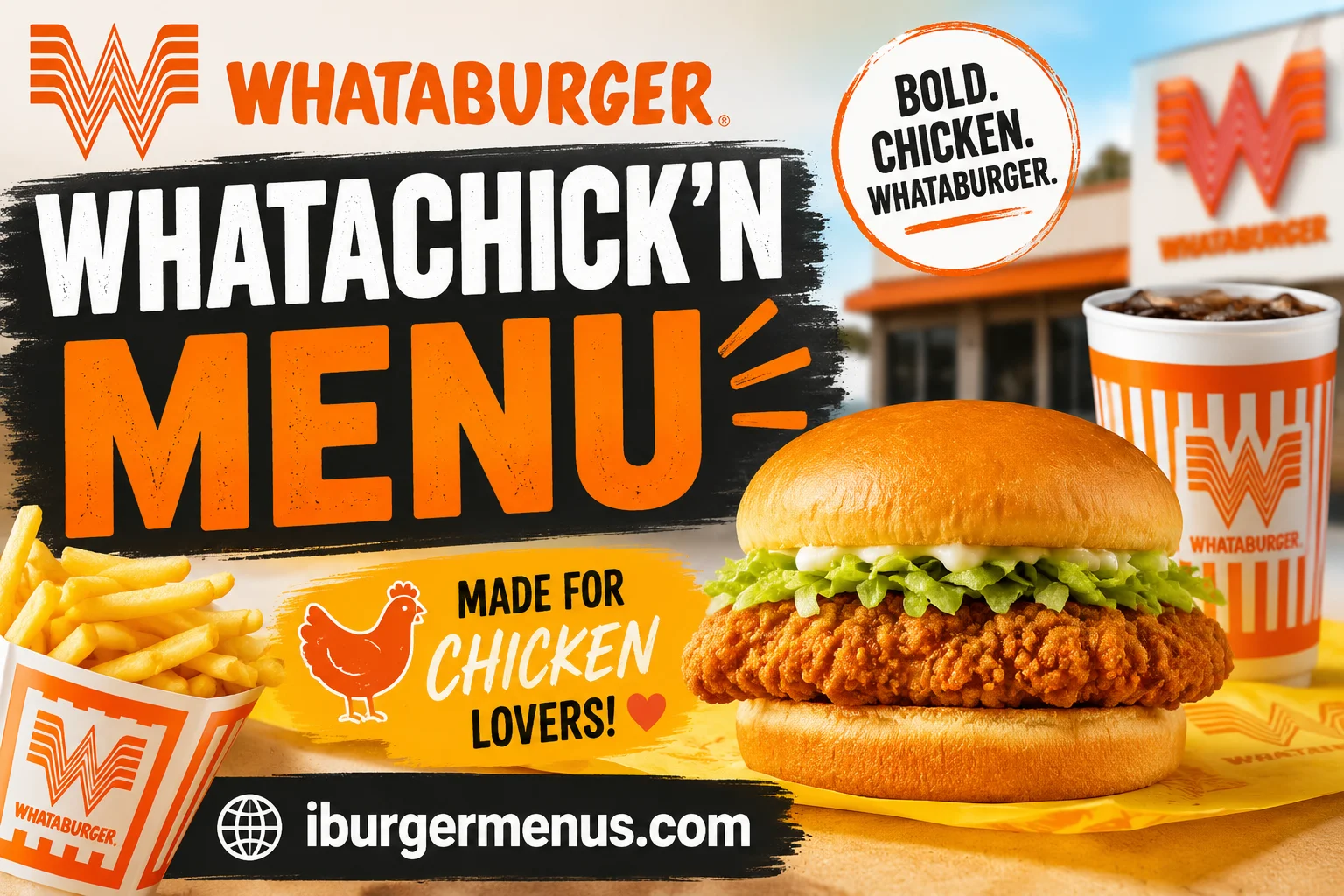 Whataburger Whatachick’n Menu with Prices 2026
