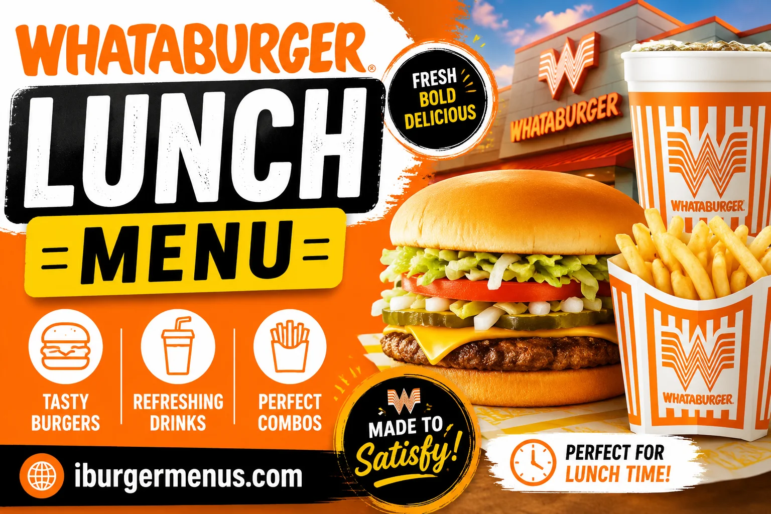 Whataburger Lunch Menu with Prices 2026