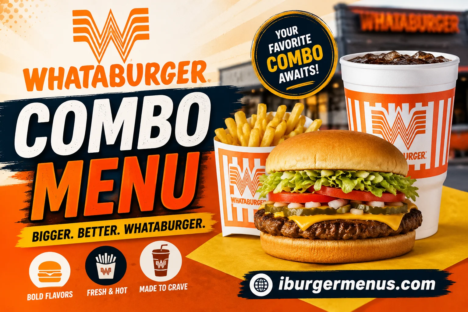 Whataburger Combo Menu with Prices 2026