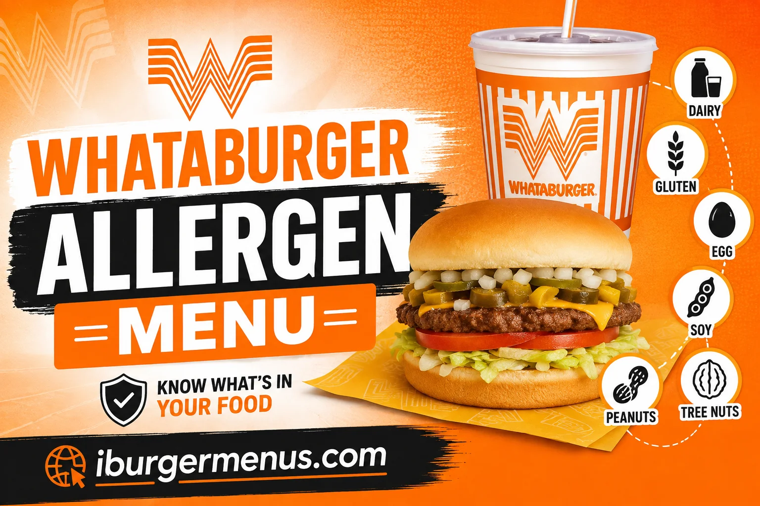 Whataburger Allergen Menu with Prices 2026
